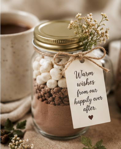 Cocoa Wedding Party Favor
